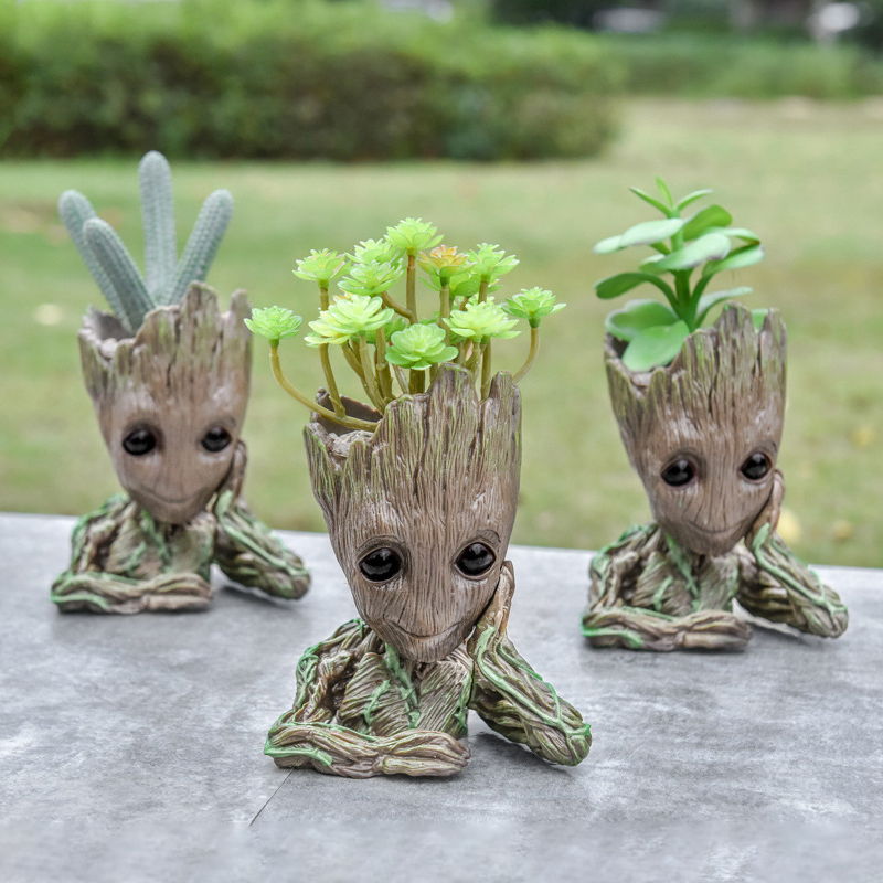 Baby Groot Flower Pot Home Dec - Home Office Romance Manga reseña y precio