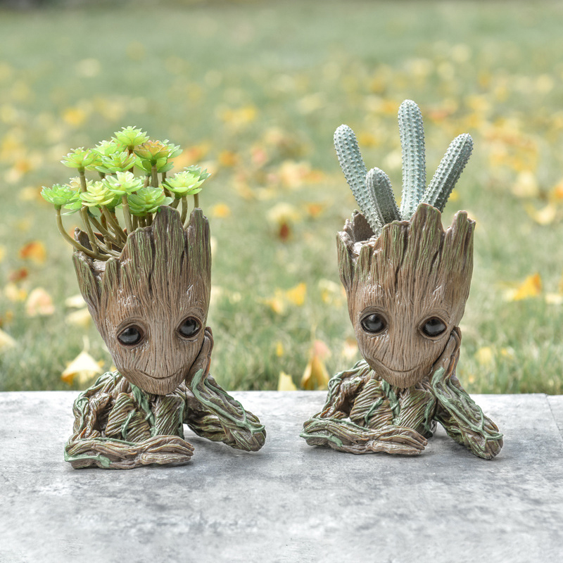 Baby Groot Flower Pot Home Dec - Home Office Romance Manga reseña y precio