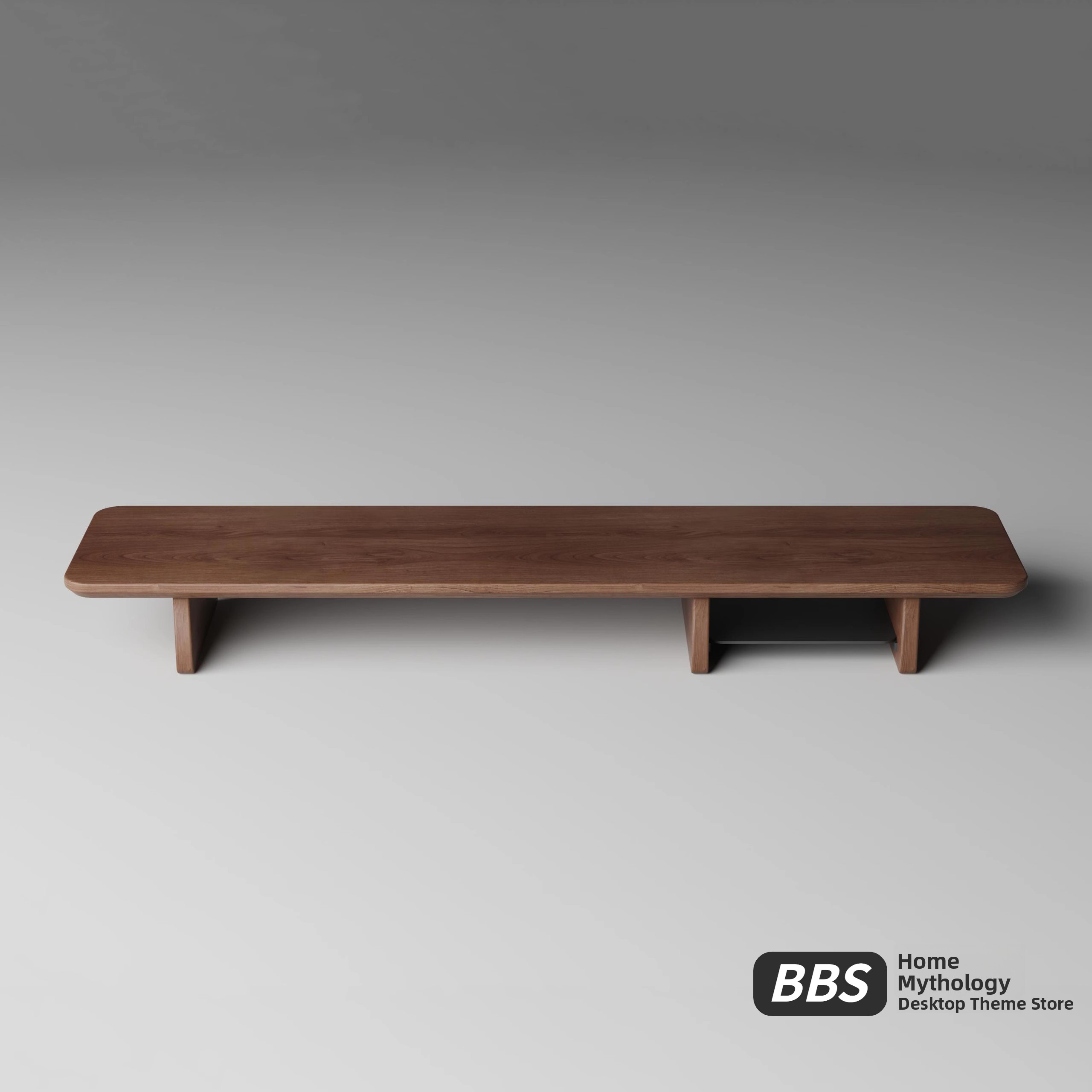 Black Walnut Wood Riser Stand  - Home Office Singapore reseña y precio