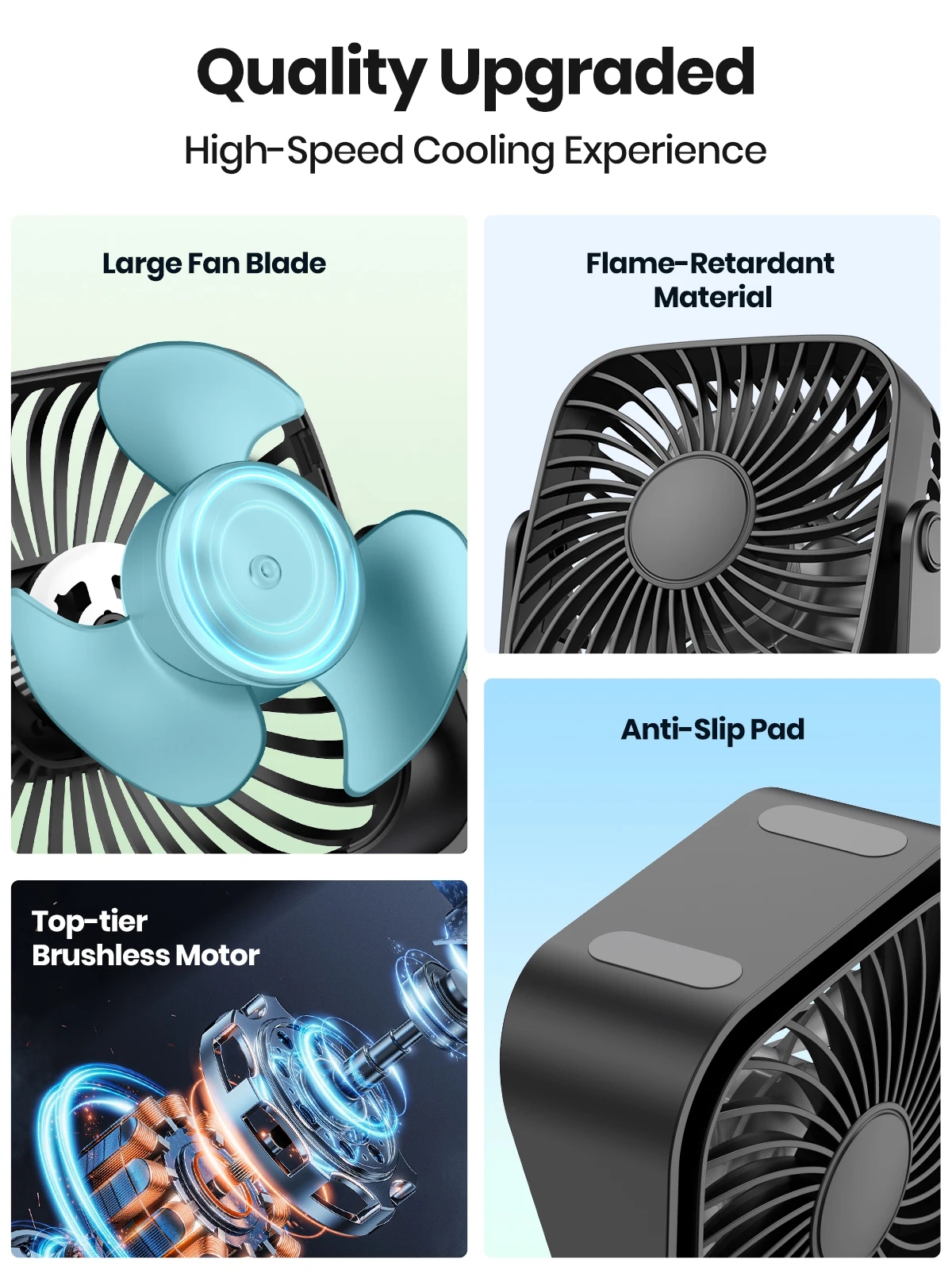 4Inch USB Mini Portable Fan fo - Usb Desk Fan reseña y precio
