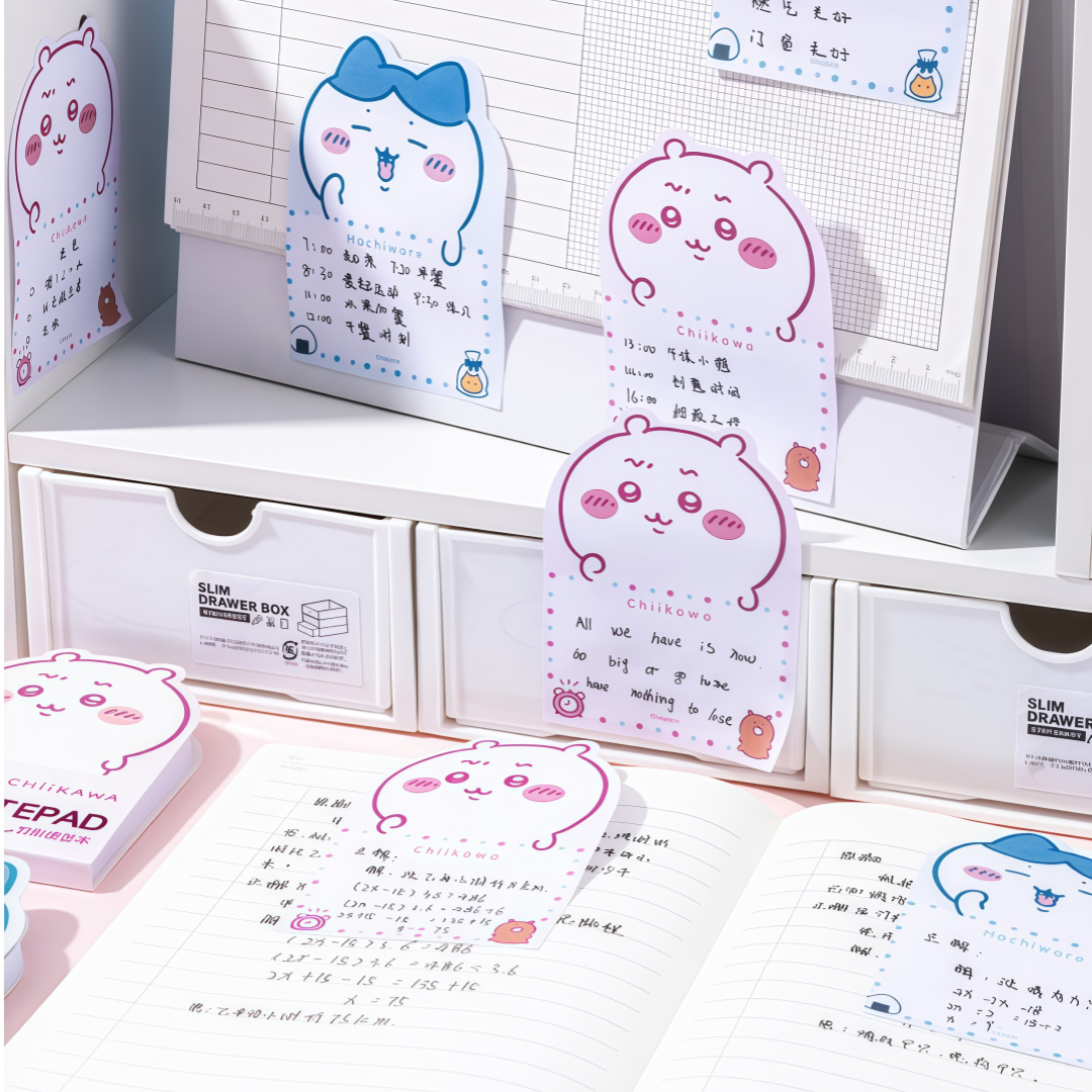 Cute Chiikawa Shaped Sticky No - Sticky Note Dispenser reseña y precio
