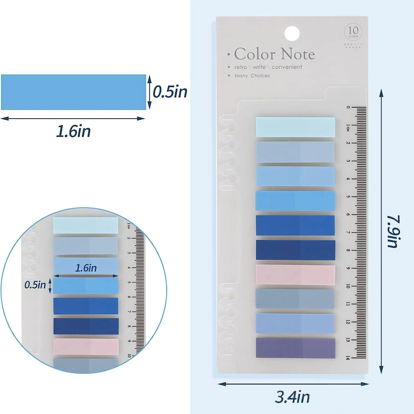 200 Sheets Transparent Sticky  - Sticky Note Dispenser reseña y precio