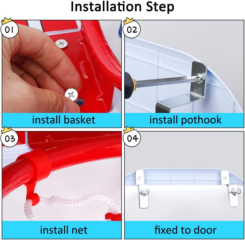 Indoor Basketball Hoop Set - O - Home Office Image reseña y precio