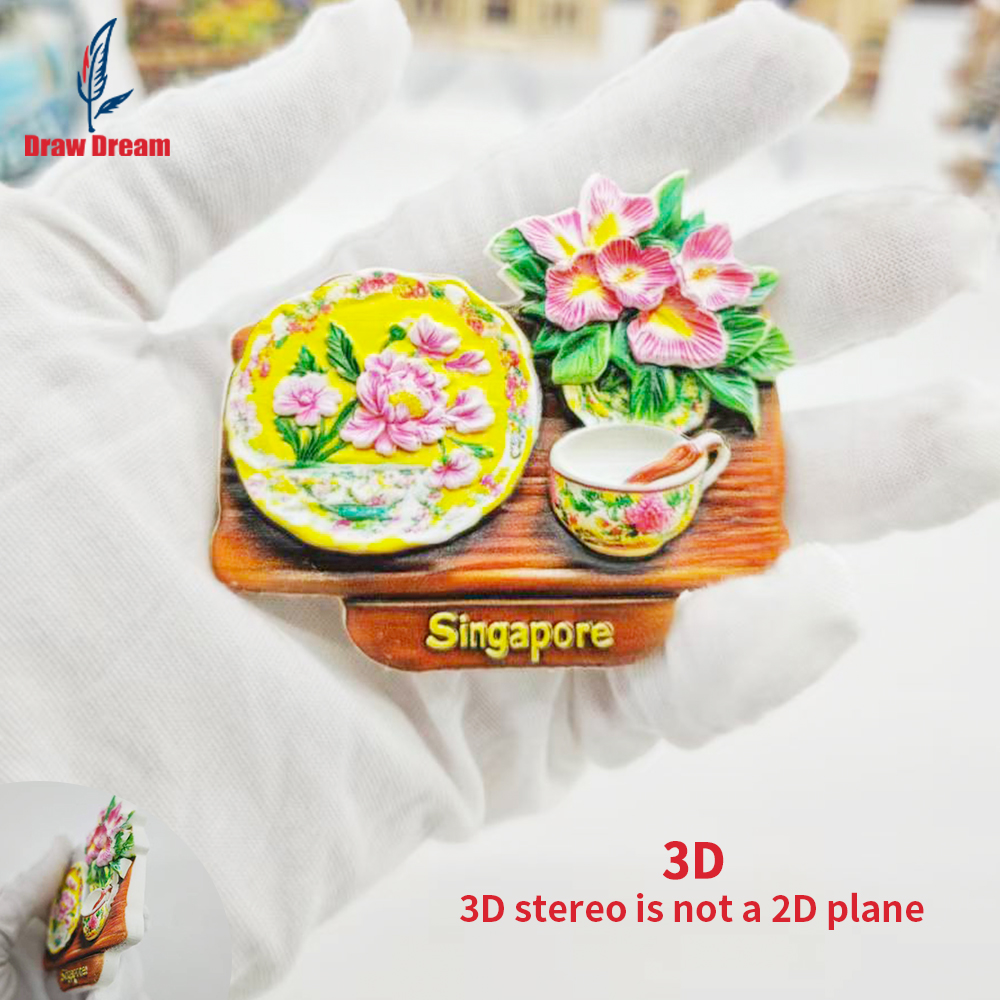 1Pc Singapore Refrigerator Mag - Home Office Singapore reseña y precio