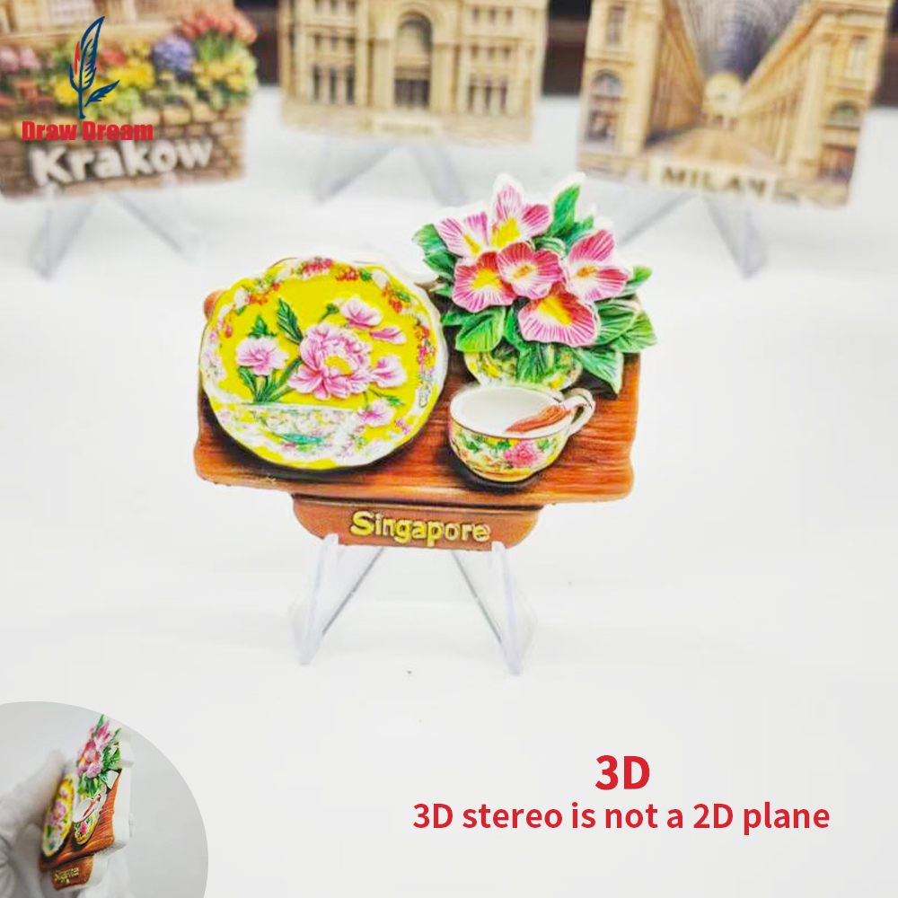 1Pc Singapore Refrigerator Mag - Home Office Singapore reseña y precio