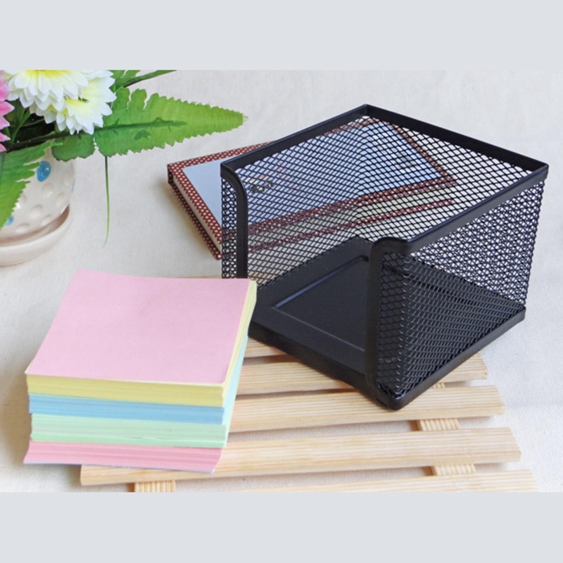 Black Mesh Paper Cube Mini Mem - Sticky Note Dispenser reseña y precio