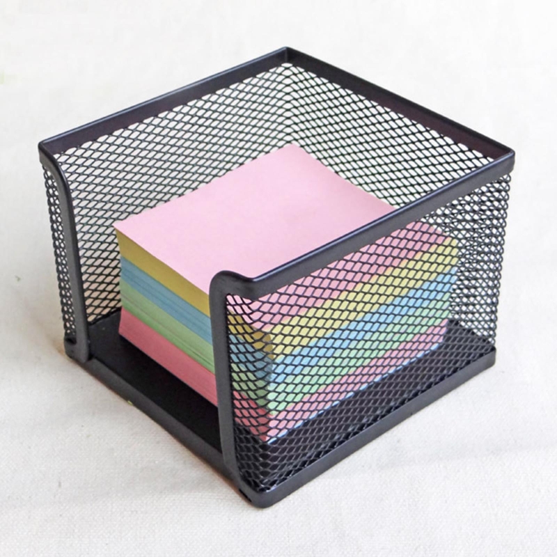Black Mesh Paper Cube Mini Mem - Sticky Note Dispenser reseña y precio