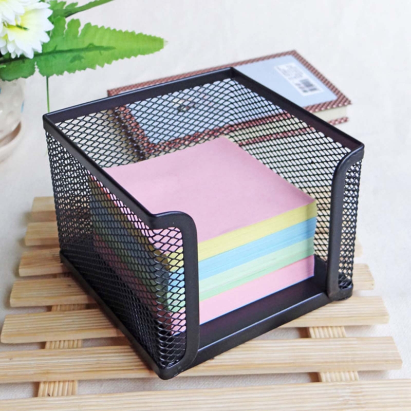 Black Mesh Paper Cube Mini Mem - Sticky Note Dispenser reseña y precio