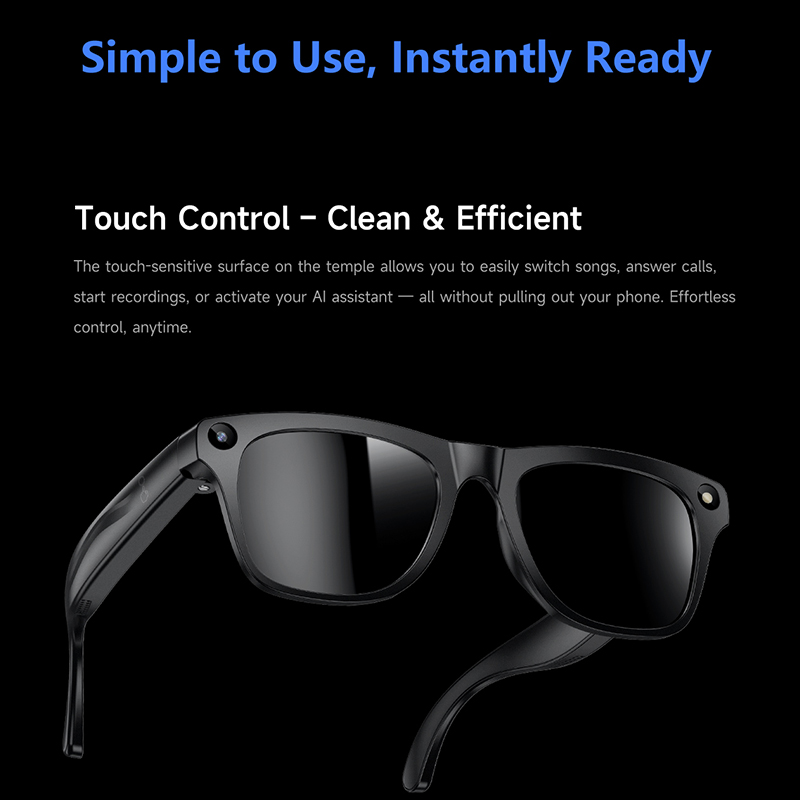 AI Smart Glasses with 100W HD  - Blue Light Glasses reseña y precio