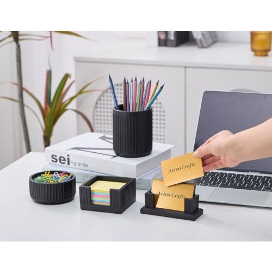 Concrete Modern Industrial Sti - Sticky Note Dispenser reseña y precio