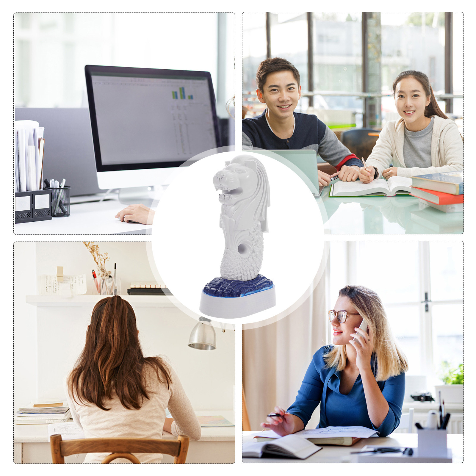Singapore Merlion Tabletop Scu - Home Office Singapore reseña y precio